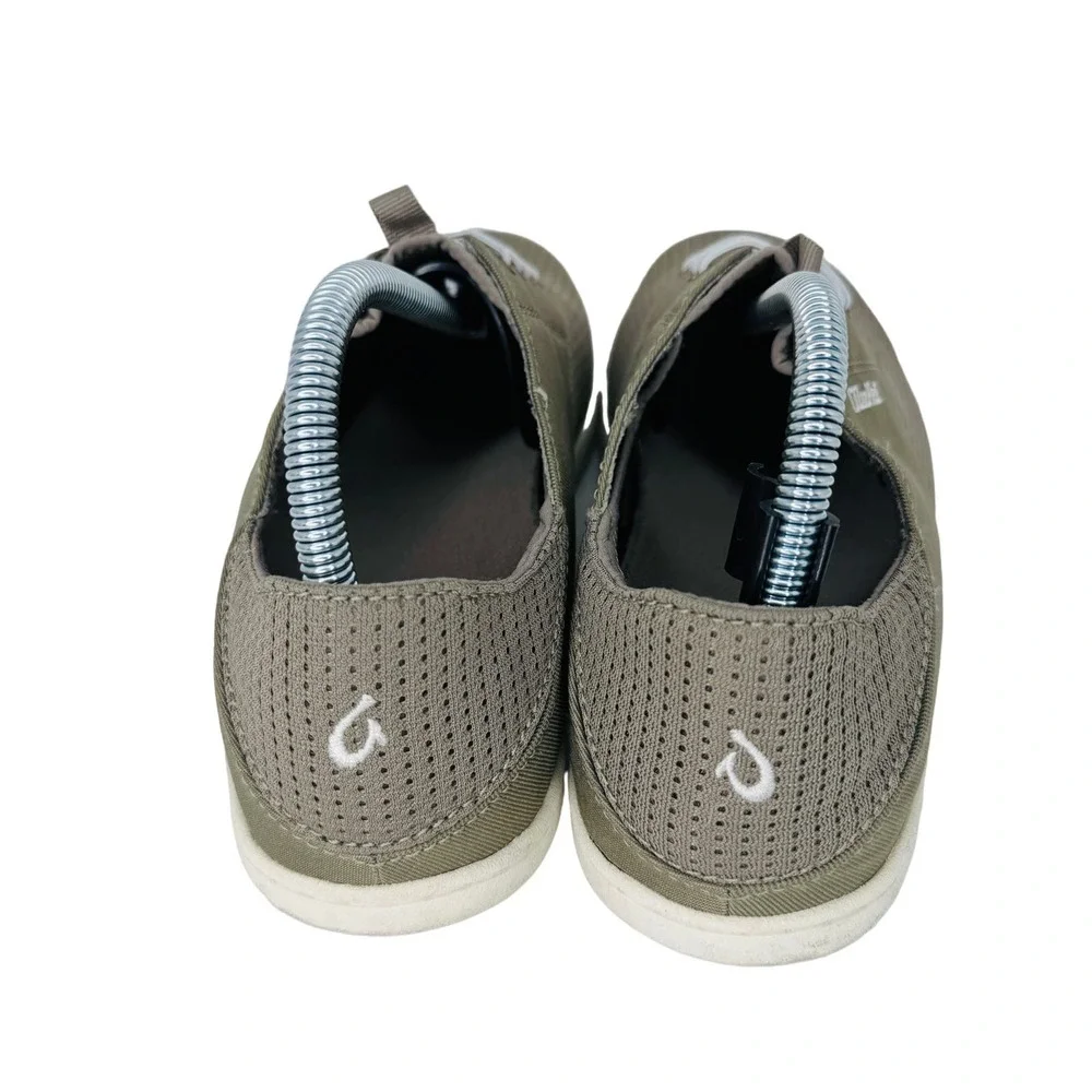 Nohea Moku No‎ Tie Boat Shoes Quick Dry Mesh Breathable Slip On Green Size 8.5M